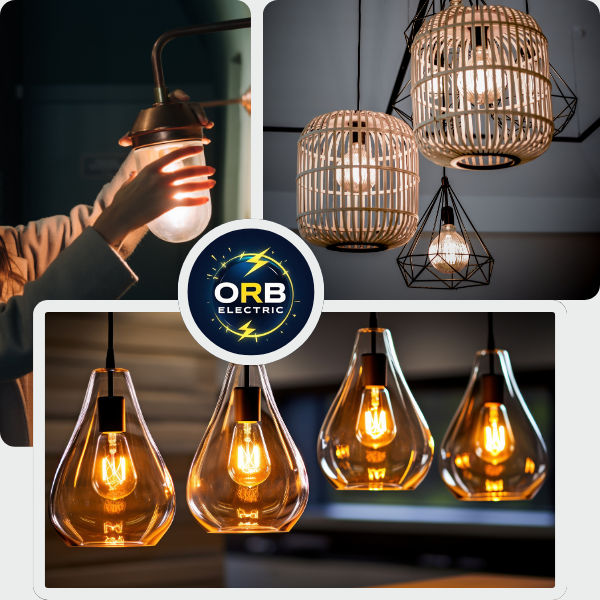 Energy-efficient LED lighting retrofit installation