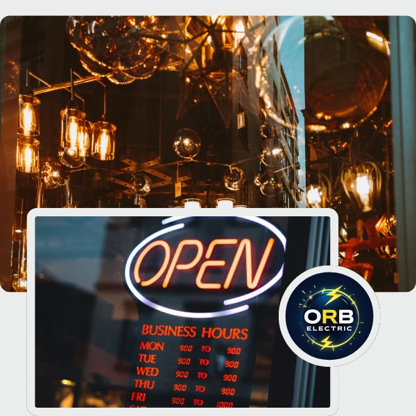 Commercial retail electrical installation by licensed electricians